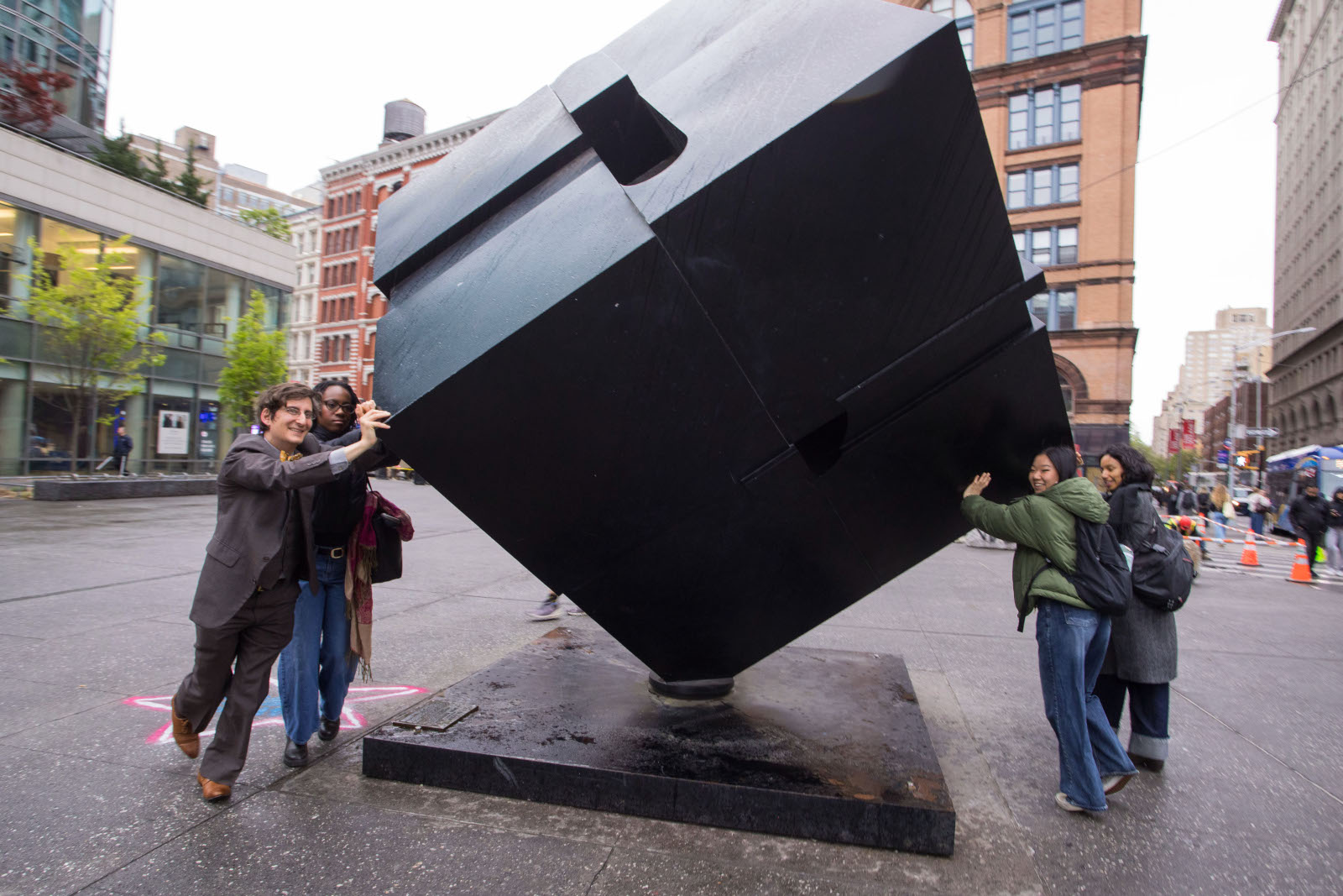 The Cube at Astor Place